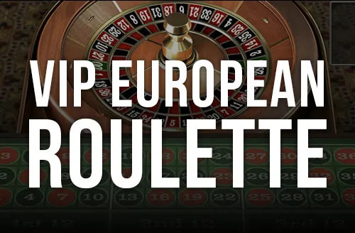 VIP European Roulette premium table game
